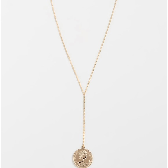 Shashi Women’s Warrior Lariat Coin Necklace NIB - Picture 3 of 10